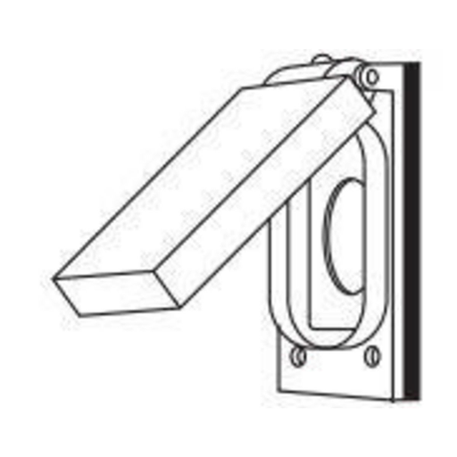 FZ/FCL-GF/FST Series Fittings - Standard And Hostile Locations - Cast Device Covers - Single Gang with Gaskets Included - Round Receptacle 1.406In Diameter