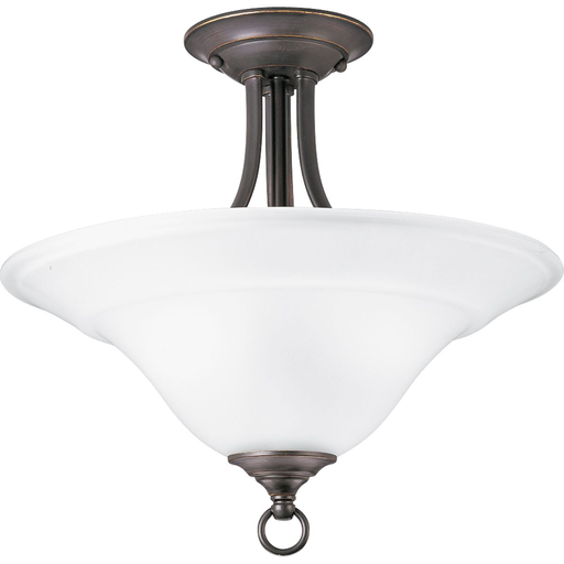 Product image for Progress P3473-20 Trinity Collection Two-Light 16" Semi-Flush