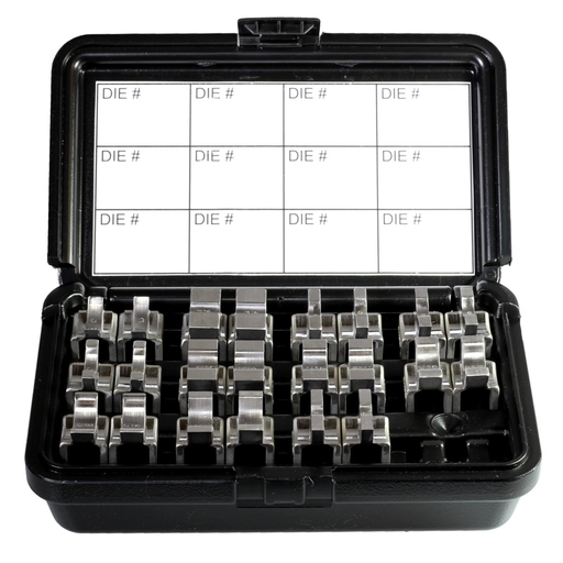 Product image for Burndy WDIEKITAL W Die Kit for AL, #8 AWG-350 kcmil (11 Sets), for YA-A and YS-A