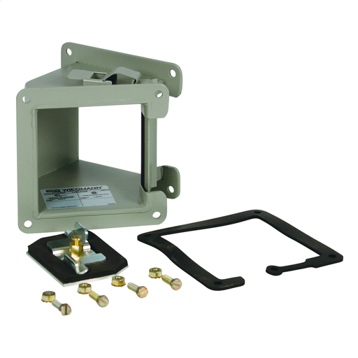 N1 Lay-In 45 Degree Elbow Inside 8X8 Carbon Steel - Gray