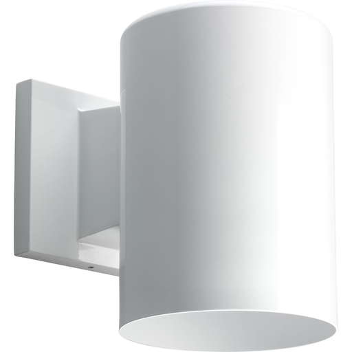Product image for Progress P5674-30 5" White Outdoor Wall Cylinder