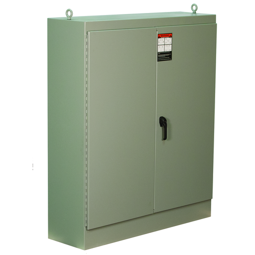 N12 Double Door Freestanding 72X48X24 Carbon Steel - Gray
