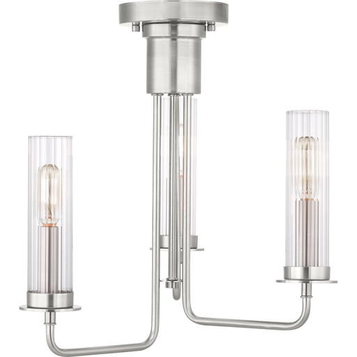 Product image for Progress P350122-009 Rainey Collection Three-Light. Semi-Flush Convertible