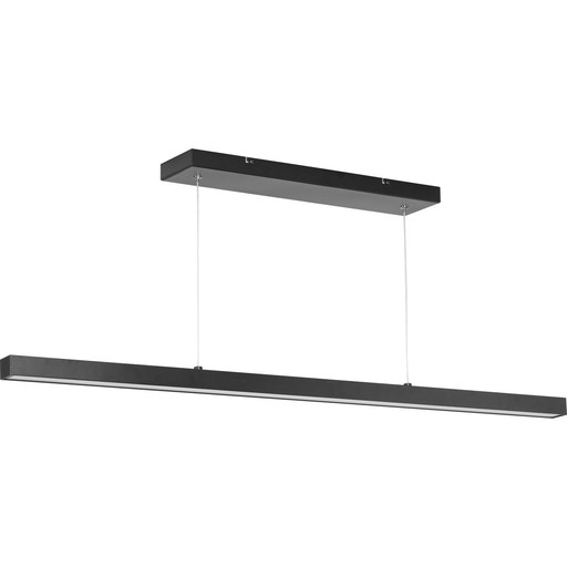 Product image for Progress P500276-031-30 Planck LED Collection Matte Black White Shade Modern Pendant Light