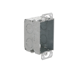 Raco 420 3" x 2" Switch Box, Gangable, 2" Deep, Eight 1/2" KO's & Plaster Ears