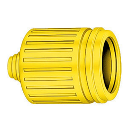 Hubbell HBL60CM17 Yellow Straight Blade Weatherproof Boot