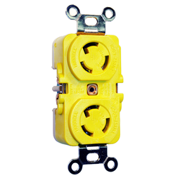 Twist-Lock® Marine Grade, Duplex Receptacle 15A