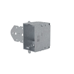 RACO 529 2 x 3 x 2-1/2 Inch 12.5 In Pre-Galvanized Steel LB Bracket Mount Gangable Switch Box