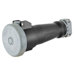 Heavy Duty Products, IEC Pin and Sleeve Devices, Industrial Grade, Female, Connector Body, 100A 3-Phase Delta 600V AC, 3-Pole 4-Wire Grounding, Terminal Screws, Black, Watertight