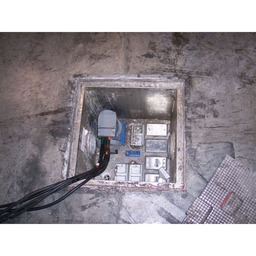 Heavy Duty Products, IEC Pin and Sleeve Devices, Industrial Grade, Male Plug, 100A 3-Phase Wye 120/208V AC, 4- Pole 5-Wire Grounding, Terminal Screws, Blue, Angled