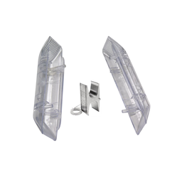 Product image for Burndy YH292CWCC Copper Compression H Tap, Tin Plated, Accommoding the following wire sizes - Run (Main): 250 kcmil-2 AWG Class B,C, 4/0 AWG-2 AWG Class I, DLO; Tap 1: 2 AWG-6 AWG Class B, C, Solid, and 2 AWG-8 AWG Class I, DLO See sale drawing for metric wire size accommodates