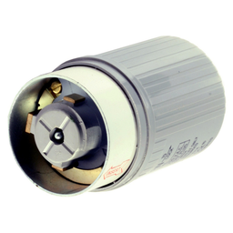 Locking Devices, Hubbellock, Mobile X-Ray, Male Plug, 50A 250V, 2-Pole 3-Wire Grounding, Non NEMA, ScrewTerminal, Gray, With Epoxy Kit