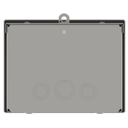 N3R Screw-Cover Wall-Mount 18X24X6 Carbon Steel - Gray