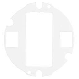 Hubbell S1R4SP2X2STYLE S1r 4 Series Sub-Plate with 2 StylelineDecorator Device and 2 Keystone Jack Opening