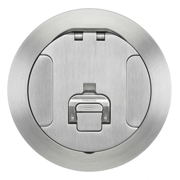 Hubbell CFBS1R6CVRALUCFB ROUND 6 INCH COVER, ALUMINUM