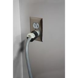 Straight Blade Devices, Male Plug, Insulgrip, Hospital Grade, Straight, 2-Pole 3-Wire Grounding, 15A 125V, 5-15P, Black and White , Single Pack