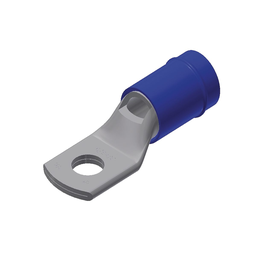 Product image for Burndy YAEV14BOX Ring Tongue Copper Tubing Terminal, 94 in L, 31 in W, Tin Plated, 600 Volts Max, 105 Deg C Max