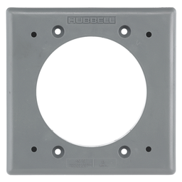 Product image for Hubbell HBL2030AP Watertight Pin and Sleeve Device Straight Wall Box Adapter