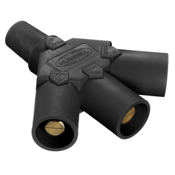 Hubbell HBLF3MBK Single Pole, TRI TAP, F-M-M-M, BLACK