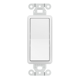 Switches and Lighting Control, Decorator Switch, Specification Grade, Single Pole, 20A 120/277V AC, Back and Side Wired, White