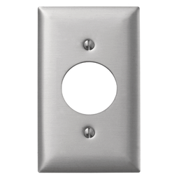 Hubbell SA720 WALLPLATE 1-G, 1.60" OPENING, ALU