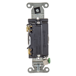 Switches and Lighting Controls, Toggle Switch, Commercial Grade, Single Pole, 15A 120/277V AC, Back and Side Wired, Light Almond