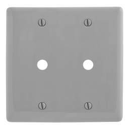 Product image for HWDK NP21GY WALLPLATE, 2-G, 2) .406