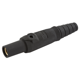 Hubbell HBL15FBK SINGLE POLE SER 15 FeMale Plug, 150A, BK