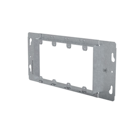 Raco 823 Steel Gang Box Mud-Ring, 4 Device, Raised 3/4"