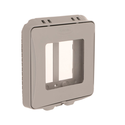Product image for Taymac ML2500G 2-Gang Weatherproof In-Use Cover, Expandable, EXTRA DUTY, Gray