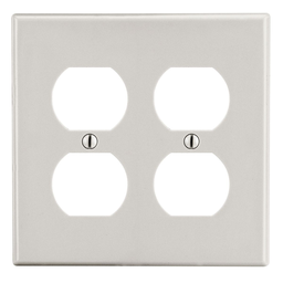 Product image for HWDK PJ82LA WALLPLATE, M-SIZE, 2-G,