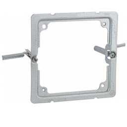 Product image for Raco 205RAC 4" Square RETRO-RING, Old Work, Used for Life Safety Support