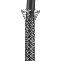 Hubbell / Kellems 02212026 Conduit Riser Grip, 2.00-2.49", 3", Ring Type, Double Weave, Split Mesh, Lace Closing