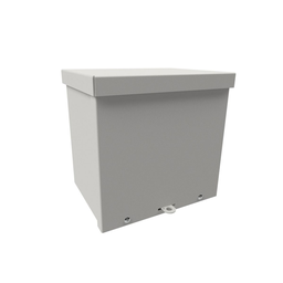 N3R Screw-Cover Wall-Mount 18X24X6 Carbon Steel - Gray