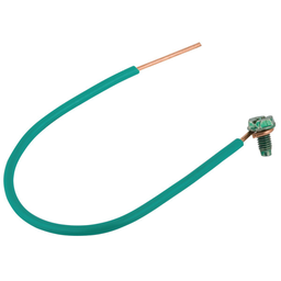 Raco 994 #14 Solid Insulated Copper Wire Pigtail, 8" Length (25/BE)