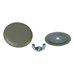 Product image for Wiegmann WAS400 4 Inch Oil Resistant Gasket Polyester Powder Coated Gray Steel Enclosure Conduit Hole Seal