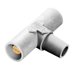 Hubbell HBLPTW Single Pole, PARALLEL T, FEM-MALE-MALE, WH