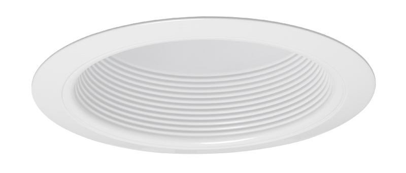 Mayer-DDS-6IN Full Black Baffle Trims, White, White Trim Ring-1