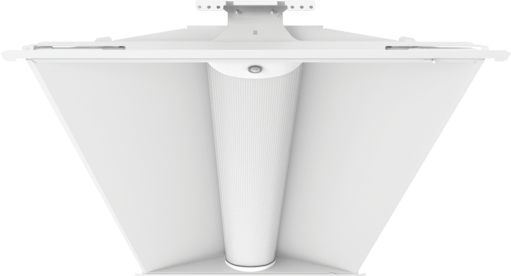 Mayer-DDS-Volumetric Recessed Lighting 2FT x4FT Relight, Nominal 4000 LM, Curved, linear prismatic, 80+ CRI, 4000K-1