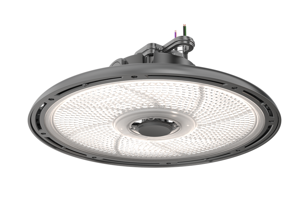 Product image for Lithonia REBL-ALO16-UVOLT-SWW3-80CRI-DBL-M2 LED Round High Bay, 24000/27000/30000 Lumens, 3500/4000/5000K, 80CRI, 120-347V, Matte Black Finish