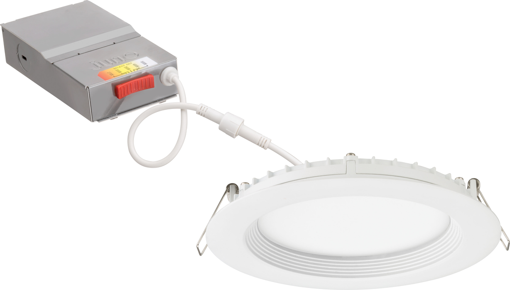 Mayer-DDS-6IN wafer-thin LED downlight, Regressed, Switchable CCT – 2700K, 3000K, 3500K, 4000K, and 5000K, 90+ CRI, Matte White-1