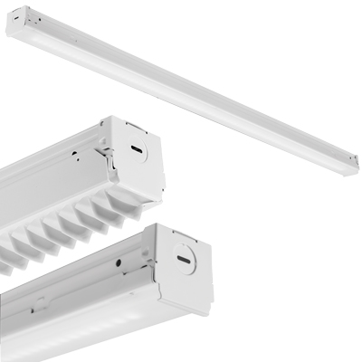 Mayer-DDS-Z SERIES LED STRIP LIGHT, 24IN, 2,500LM, Frosted, diffuse, 120V-277V, 3500K, 80 color rendering index, HC36 chain kit included in carton, White finish-1