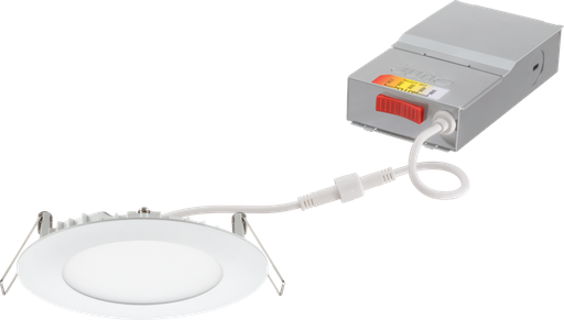Mayer-DDS-6IN wafer-thin LED downlight, Switchable CCT – 2700K, 3000K, 3500K, 4000K, and 5000K, 90+ CRI, Matte White-1