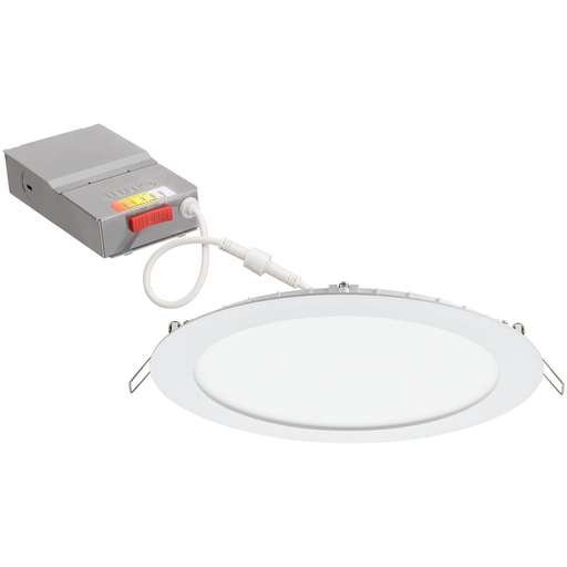 Mayer-DDS-8IN wafer-thin LED downlight, Switchable CCT – 2700K, 3000K, 3500K, 4000K, and 5000K, 90+ CRI, Matte White-1