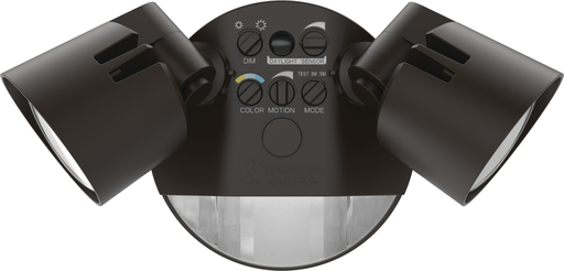 Mayer-DDS-LED Residential Security Floodlights, LED, 2 round heads, Adjustable light output, Switchable CCT- 3000K, 4000K, and 5000K, 120V, Motion/ambient sensor-1