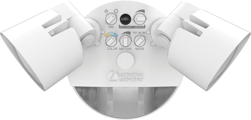 Mayer-DDS-LED Residential Security Floodlights, LED, 2 round heads, Adjustable light output, Switchable CCT- 3000K, 4000K, and 5000K, 120V, Motion/ambient sensor-1