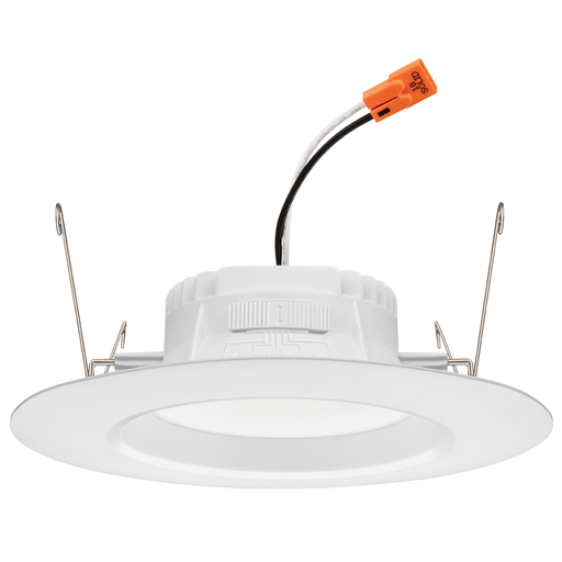 RB56S SWW5 MW M6 - RetroBasics Downlight Trim Kit, Switchable LED White, 5/6IN Smooth, Switchable CCT – 2700K, 3000K, 3500K, 4000K, and 5000K, Matte White