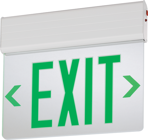 Mayer-DDS-Surface mount LED edge-lit, Single face, Green, Emergency, Master pack of 6-1