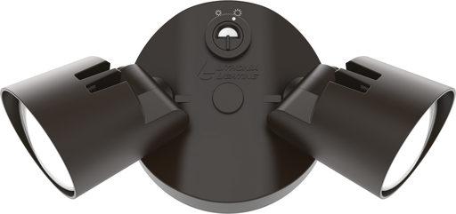 Mayer-DDS-LED Residential Security Floodlights, LED, 2 round heads, Adjustable light output, 4000K, 120V, Photocell, buttontype, Dark bronze finish-1