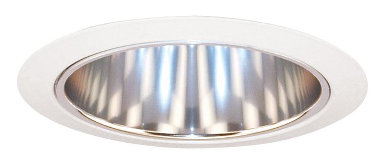 Product image for 6" Downlight Tapered Cone Trim - White w/ Clear Cone
